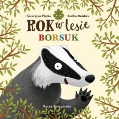 Książka mała Rok w lesie. Borsuk